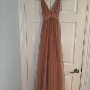 Luxxel Blush Tulle Gown